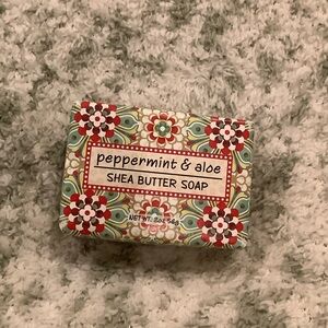 Greenwich Bay Trading Co Scented Peppermint & Aloe Shea Butter Soap NWT 2oz